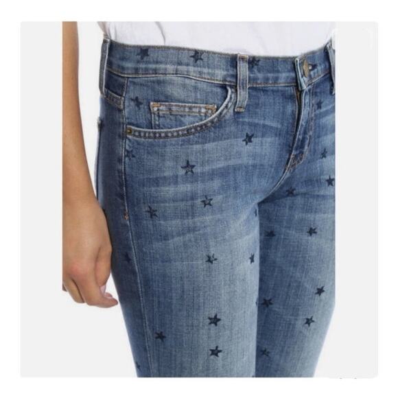 Current/Elliott The Stiletto Revival Skinny Jeans with Mini Stars Size 29 - Picture 2 of 14